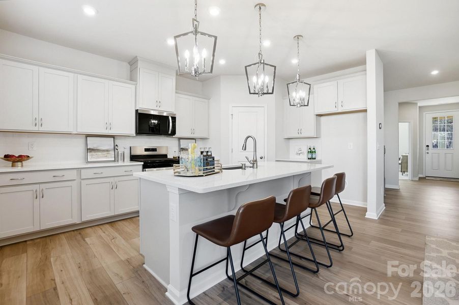 Furnished interior view inside a new home in Waxhaw Landing, Monroe (Image 29).