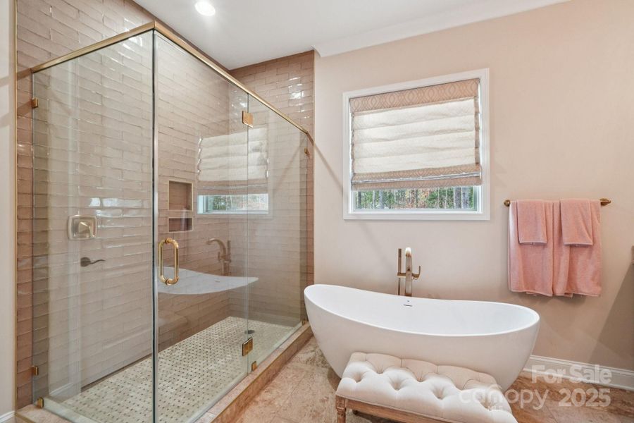 Furnished interior view inside a new home in , Clover (Image 36).