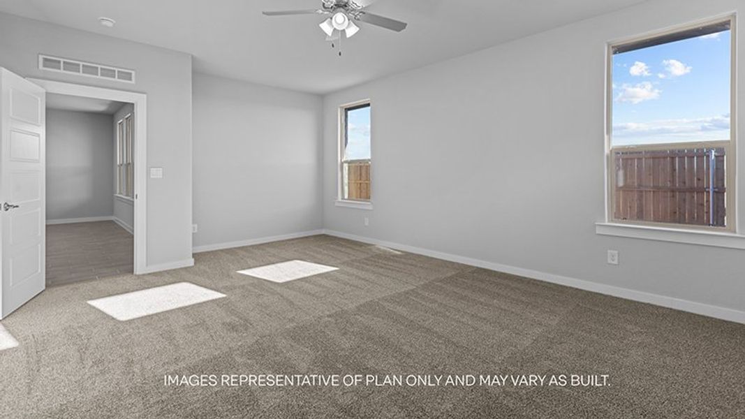 Representative unfurnished interior of a home built from the The Live Oak by D.R. Horton in Westmont, Lubbock (Image 13). Representative unfurnished interior of a home built from the The Live Oak by D.R. Horton in Westmont, Lubbock (Image 13).