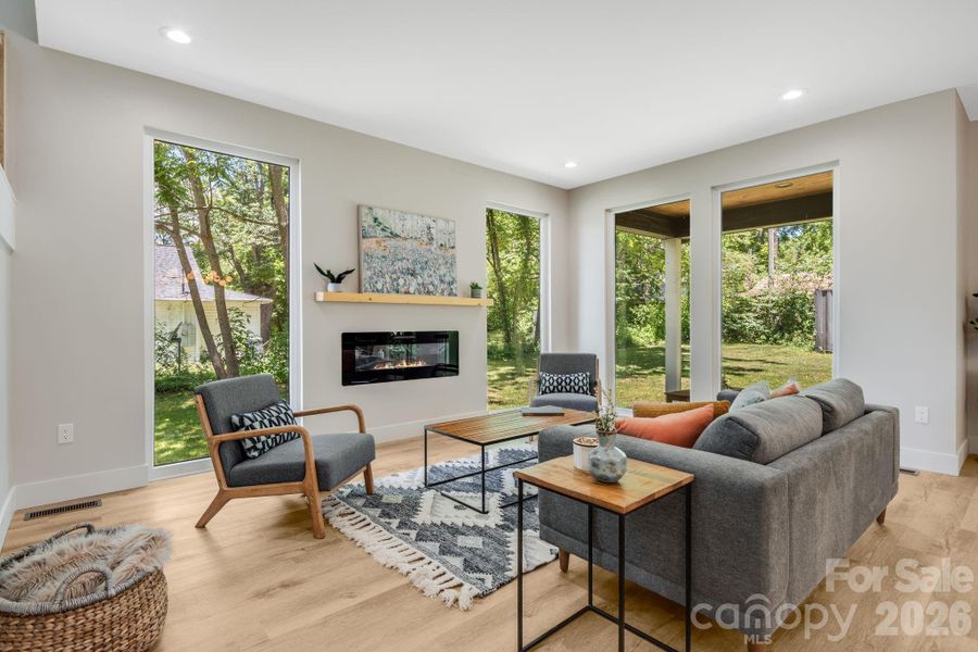 Bright living area Bright living area