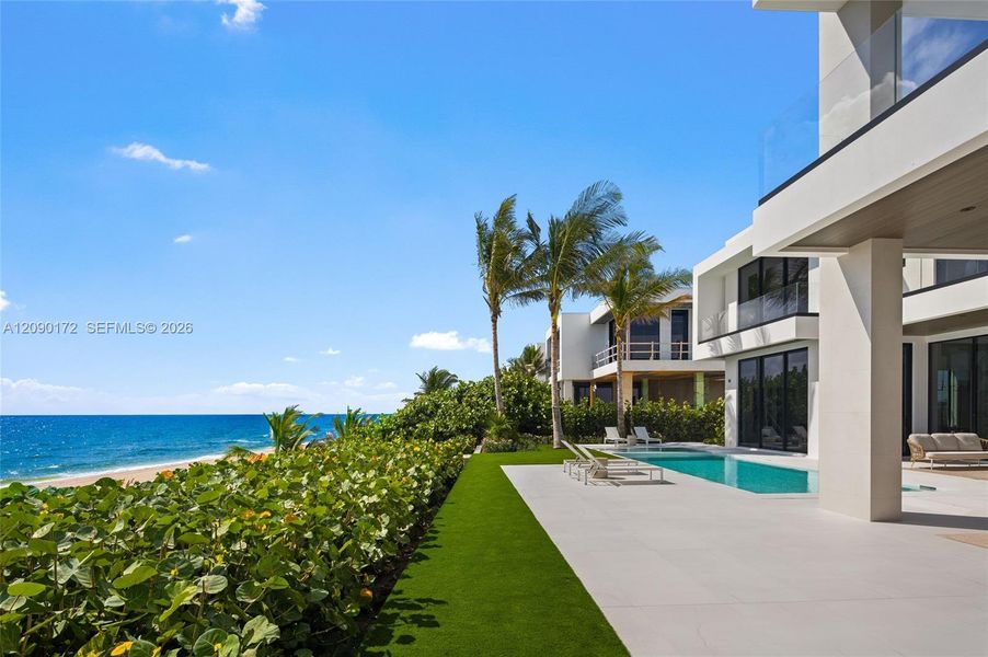 Exterior details and patio area of a home in , Hillsboro Beach (Image 40). Exterior details and patio area of a home in , Hillsboro Beach (Image 40).