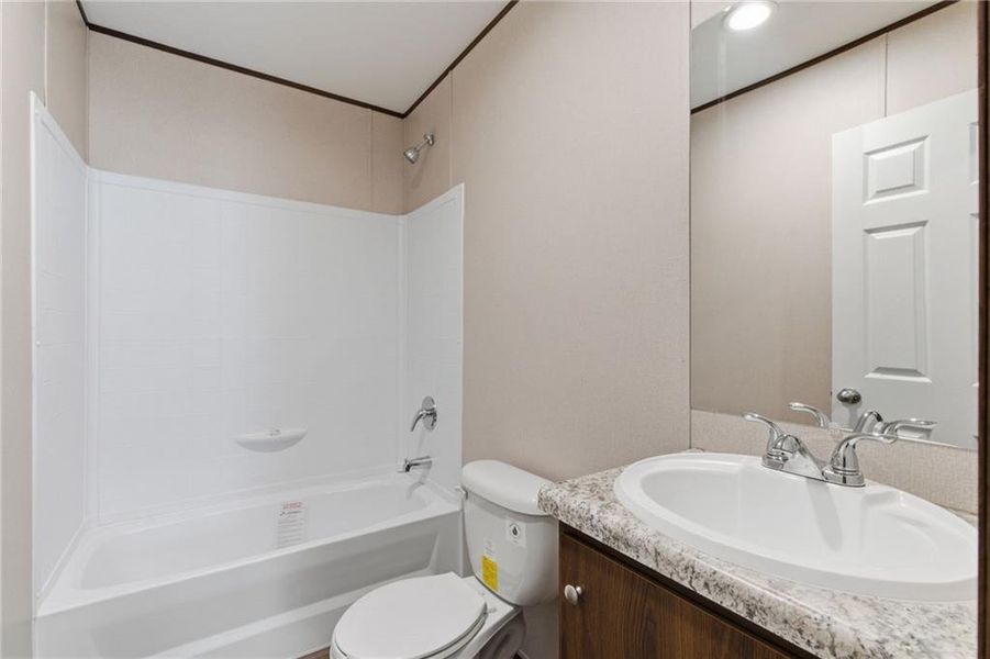 Furnished interior view inside a new home in , Dahlonega (Image 11).