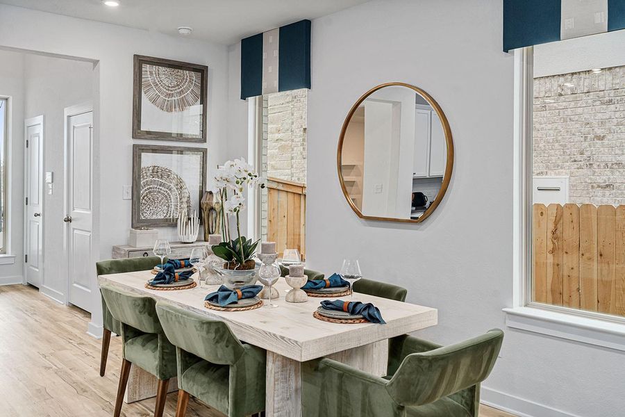 Furnished interior view inside a new home in , Dayton (Image 27).