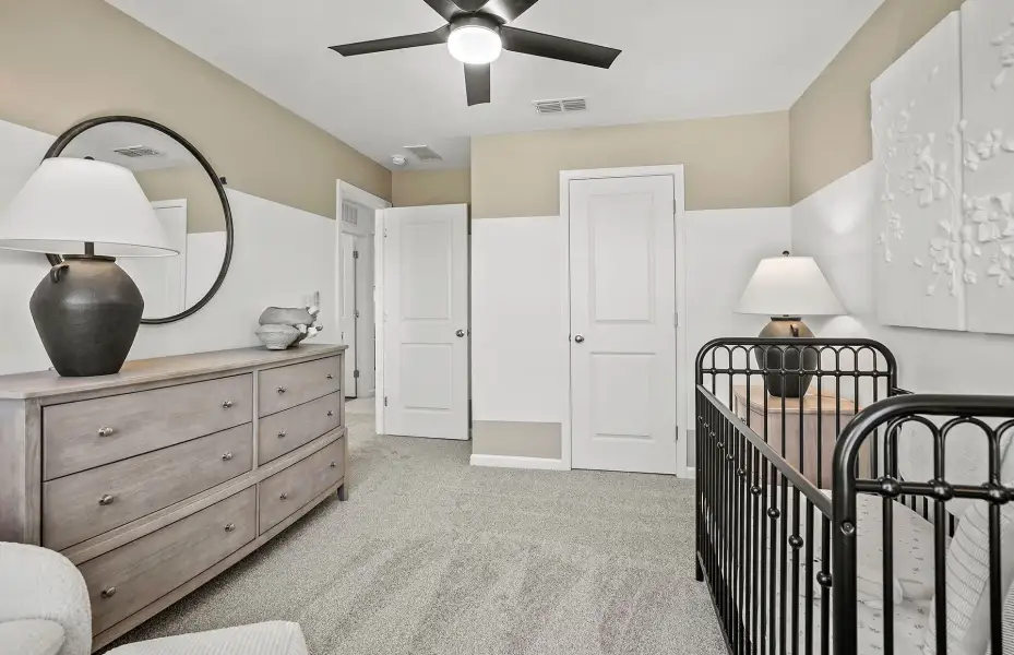 Furnished interior view inside a new home in Mallard Park, Charlotte (Image 32).