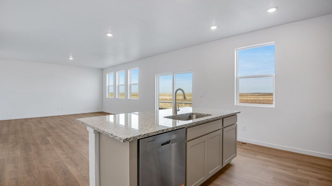 Furnished interior view inside a new home in Silver Peaks, Lochbuie (Image 10).