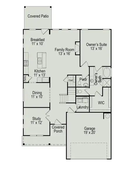 2D floor plan layout of this home in , Iowa Colony, TX (Image 2). 2D floor plan layout of this home in , Iowa Colony, TX (Image 2).