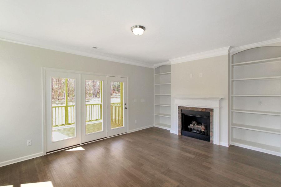 Representative unfurnished interior of a home built from the Furyk by RiverWILD Homes in Alton Fields, Coats (Image 27). Representative unfurnished interior of a home built from the Furyk by RiverWILD Homes in Alton Fields, Coats (Image 27).