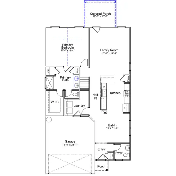 2D floor plan layout of this home in Mayfair Village, Spartanburg, SC (Image 2). 2D floor plan layout of this home in Mayfair Village, Spartanburg, SC (Image 2).