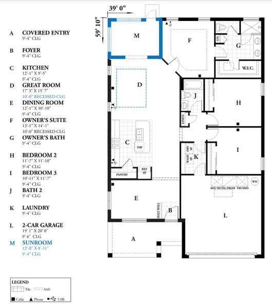 2D floor plan layout of this home in Matanzas Cove, Palm Coast, FL (Image 4). 2D floor plan layout of this home in Matanzas Cove, Palm Coast, FL (Image 4).
