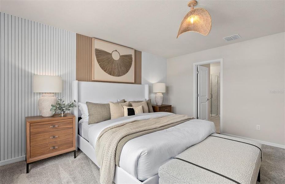 Furnished interior view inside a new home in The Landings at Live Oak Lake, St. Cloud (Image 27).
