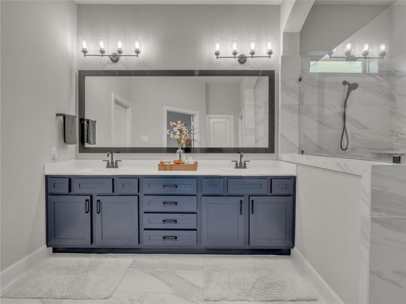Primary Bathroom with walk in Shower and Custom Closet Primary Bathroom with walk in Shower and Custom Closet
