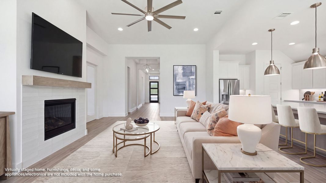 Furnished interior view inside a new home in Hillstead, Lavon (Image 7).