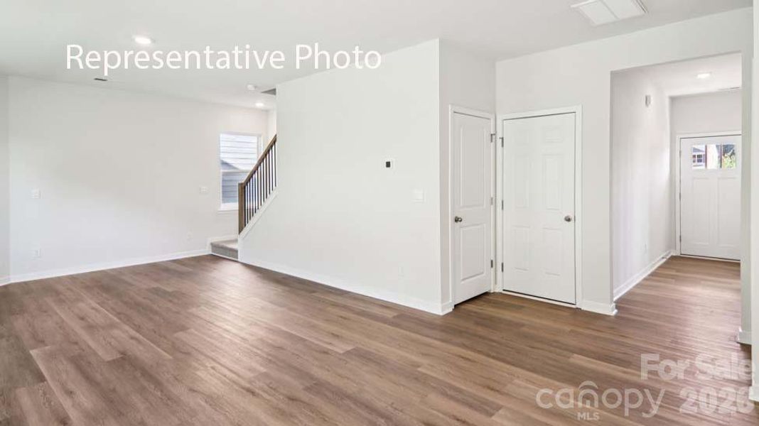 Spacious, unfurnished interior of a new home in The Hamptons at Hickory, Hickory (Image 7).