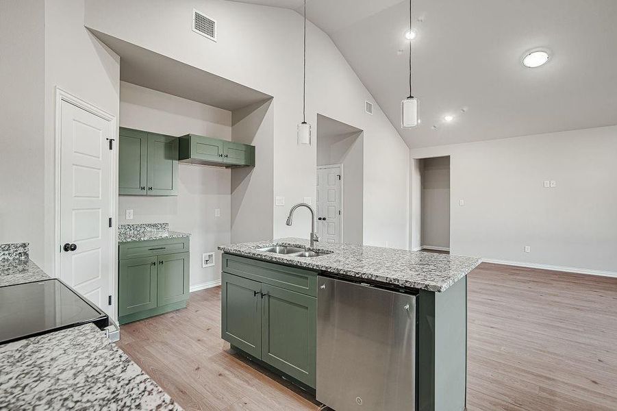 Furnished interior view inside a new home in , Fort Worth (Image 6).