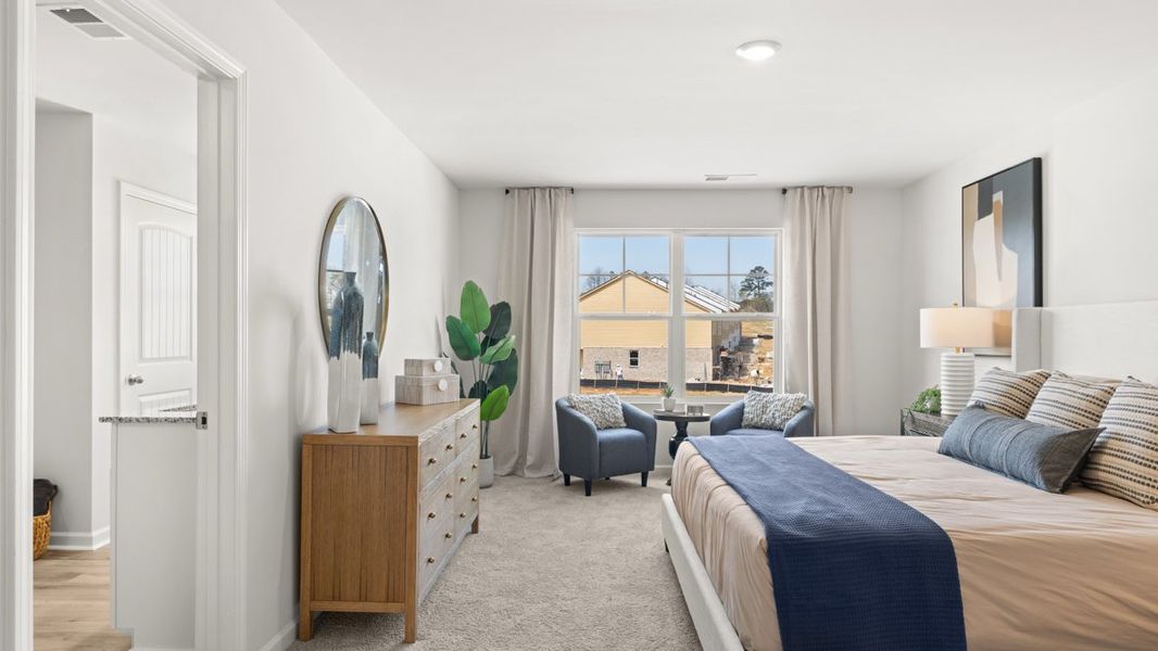 Representative furnished interior of a home built from the Salisbury by D.R. Horton in Carlton, Douglasville (Image 16).