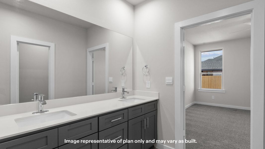 Furnished interior view inside a new home in Homestead at Parks Bell Ranch, Odessa (Image 9).