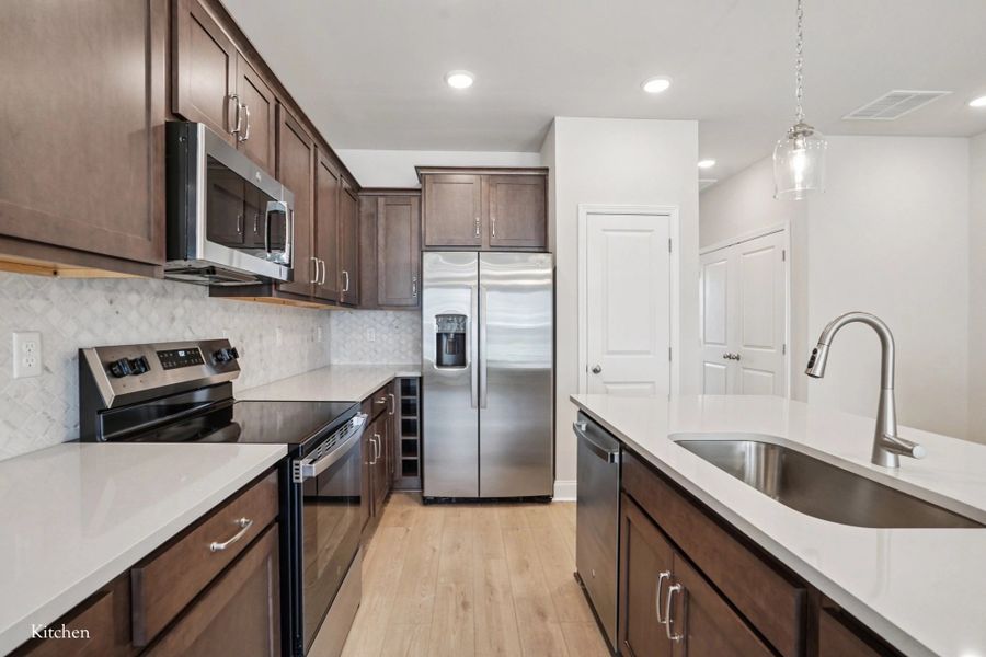 Furnished interior view inside a new home in Promenade at Clari Park, Murfreesboro (Image 5).