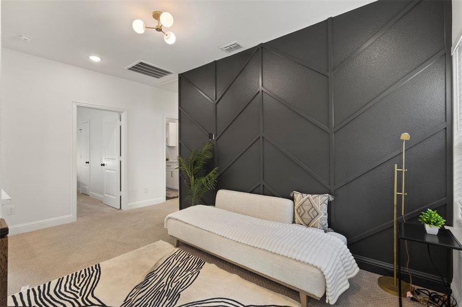 Furnished interior view inside a new home in , Dallas (Image 13).