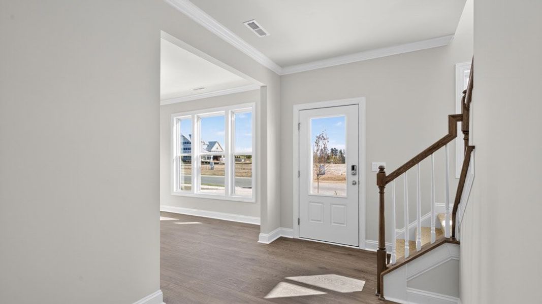 Spacious, unfurnished interior of a new home in The Manors at Haywood Glen, Knightdale (Image 12).