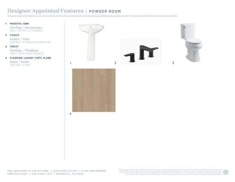Sample of building materials used in homes in The Nations, Nashville (Image 9). Sample of building materials used in homes in The Nations, Nashville (Image 9).