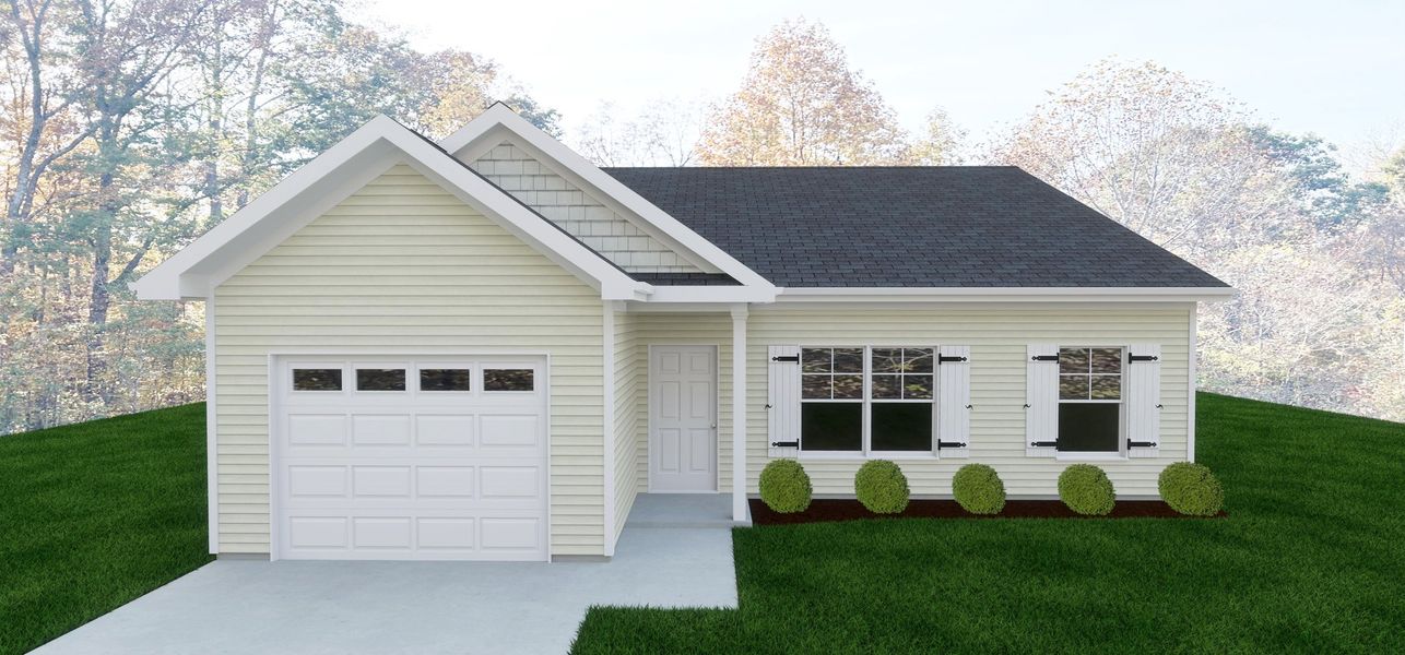 Representative exterior photo of a completed home built from the 1220 - Stonehenge by Ole South in Stonehenge, Manchester, TN (Image 1).