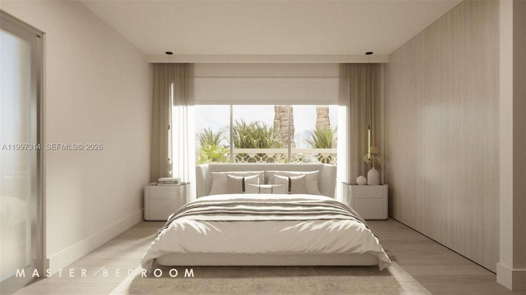 Furnished interior view inside a new home in , Miami Beach (Image 18).