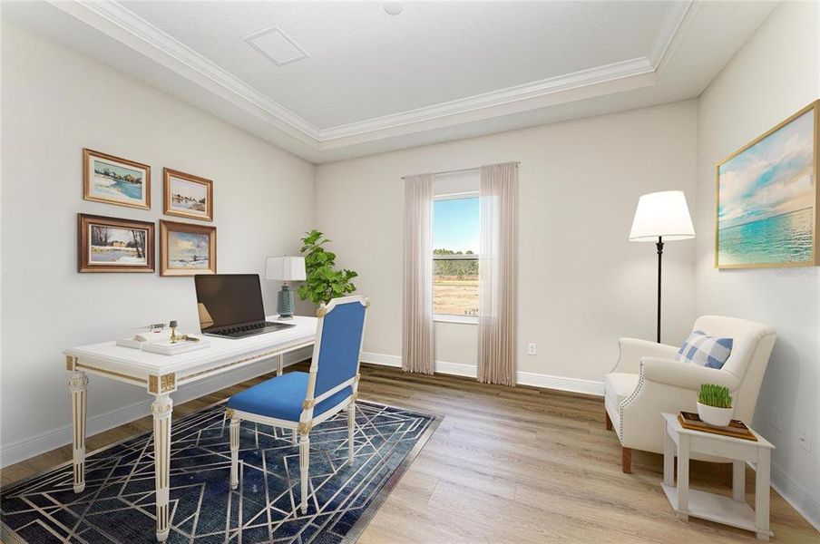Furnished interior view inside a new home in Two Rivers, Zephyrhills (Image 14).