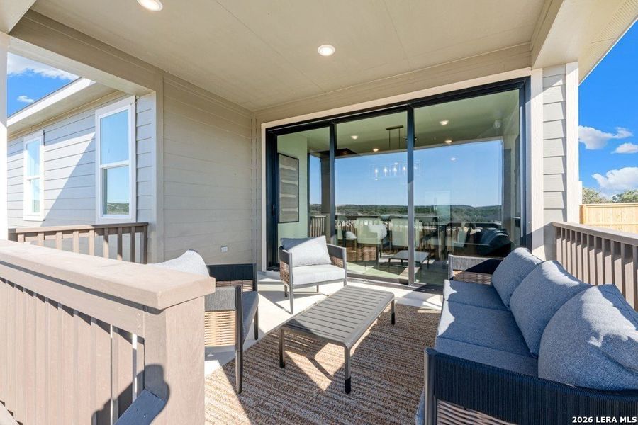 Exterior details and patio area of a home in Hickory Ridge Estates, Elmendorf (Image 2). Exterior details and patio area of a home in Hickory Ridge Estates, Elmendorf (Image 2).