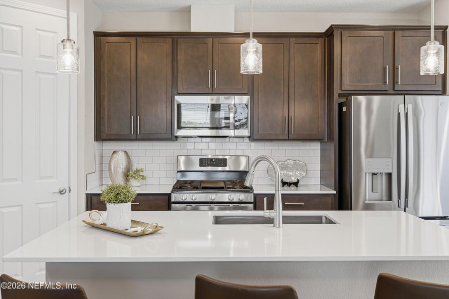 Furnished interior view inside a new home in , St. Augustine (Image 53).