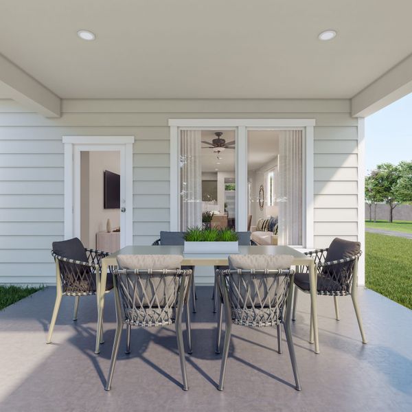 Representative exterior details of a home built from the McKinney by Tri Pointe Homes in Mason Woods, Cypress (Image 4).