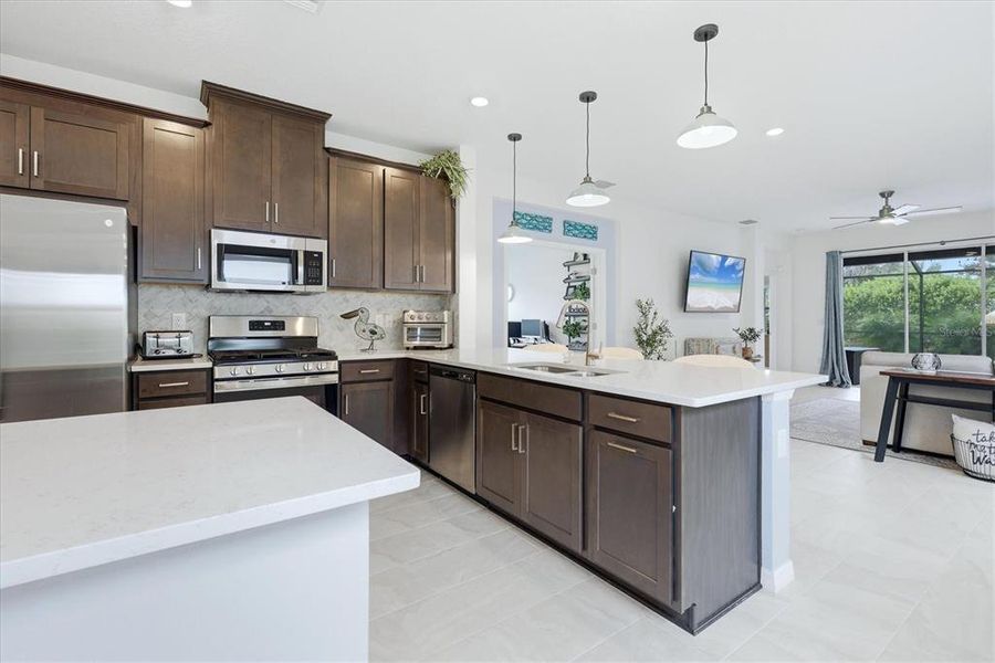 Furnished interior view inside a new home in Palmero, Nokomis (Image 8).