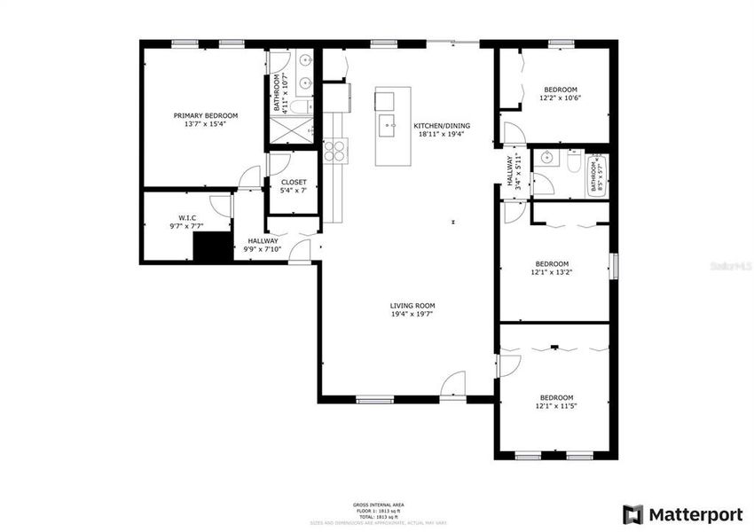 2D floor plan layout of this home in , Citrus Springs, FL (Image 5). 2D floor plan layout of this home in , Citrus Springs, FL (Image 5).