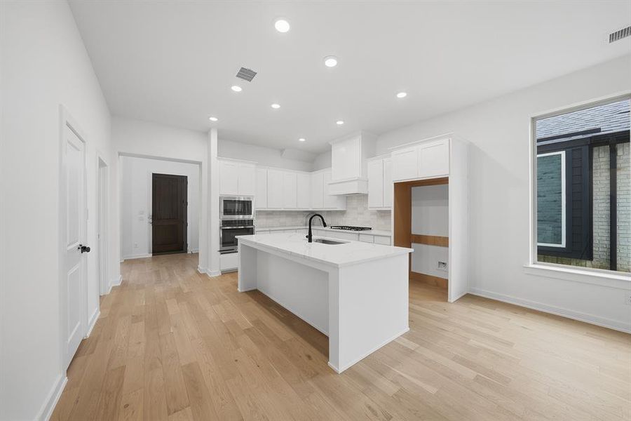 Furnished interior view inside a new home in Cottages of Celina, Celina (Image 7).
