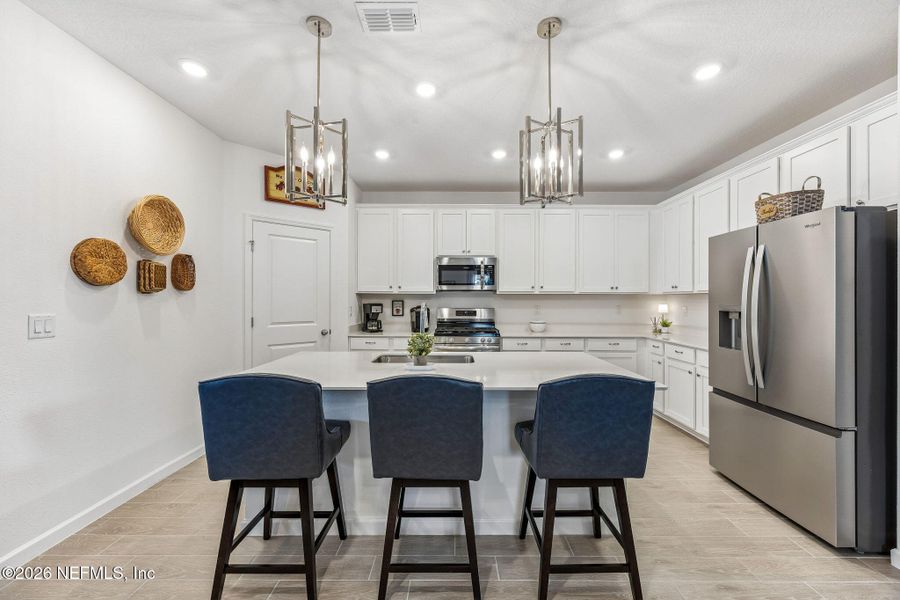Furnished interior view inside a new home in , Yulee (Image 35).