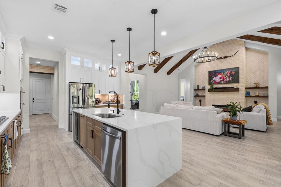 SPLIT FLOOR PLAN — Thoughtful split floor plan provides added privacy, with secondary bedrooms positioned separately from the primary suite.