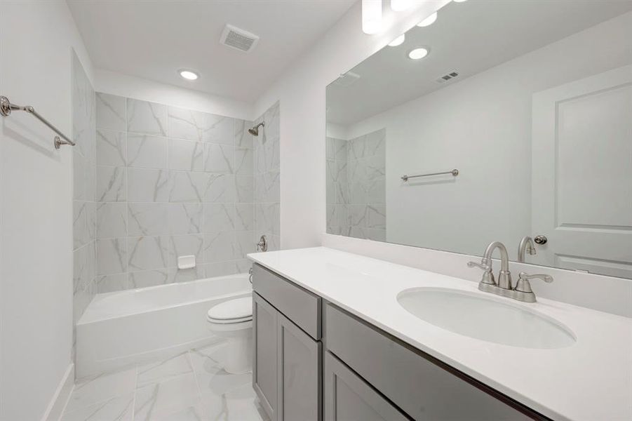 Furnished interior view inside a new home in Vintage Village, Argyle (Image 12).