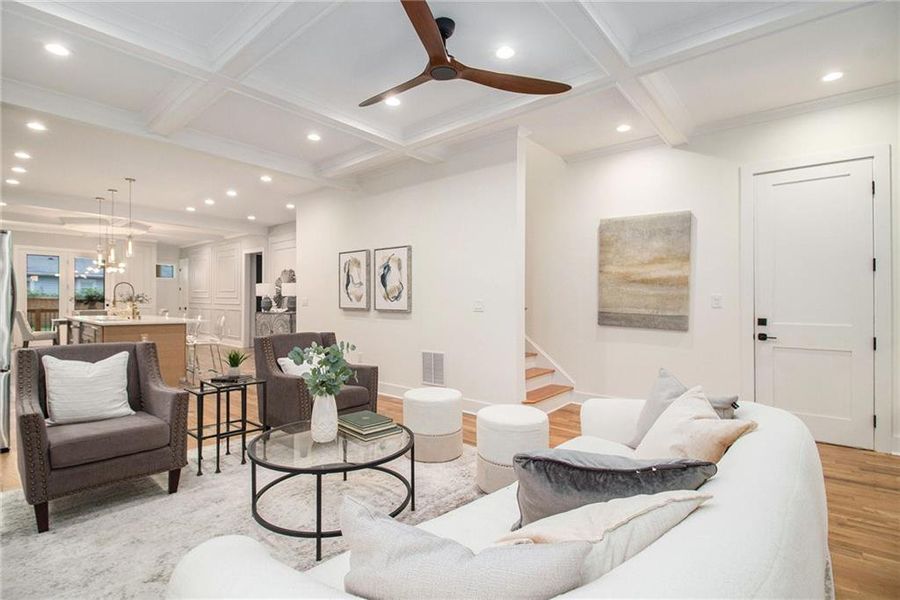 Furnished interior view inside a new home in , Atlanta (Image 42). Furnished interior view inside a new home in , Atlanta (Image 42).