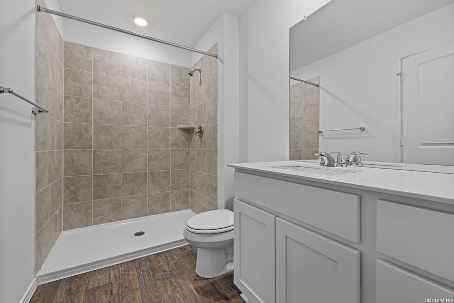 Furnished interior view inside a new home in Blue Ridge Ranch, San Antonio (Image 10).