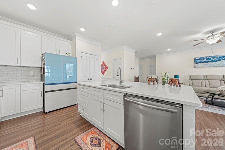 Furnished interior view inside a new home in , Charlotte (Image 8). Furnished interior view inside a new home in , Charlotte (Image 8).