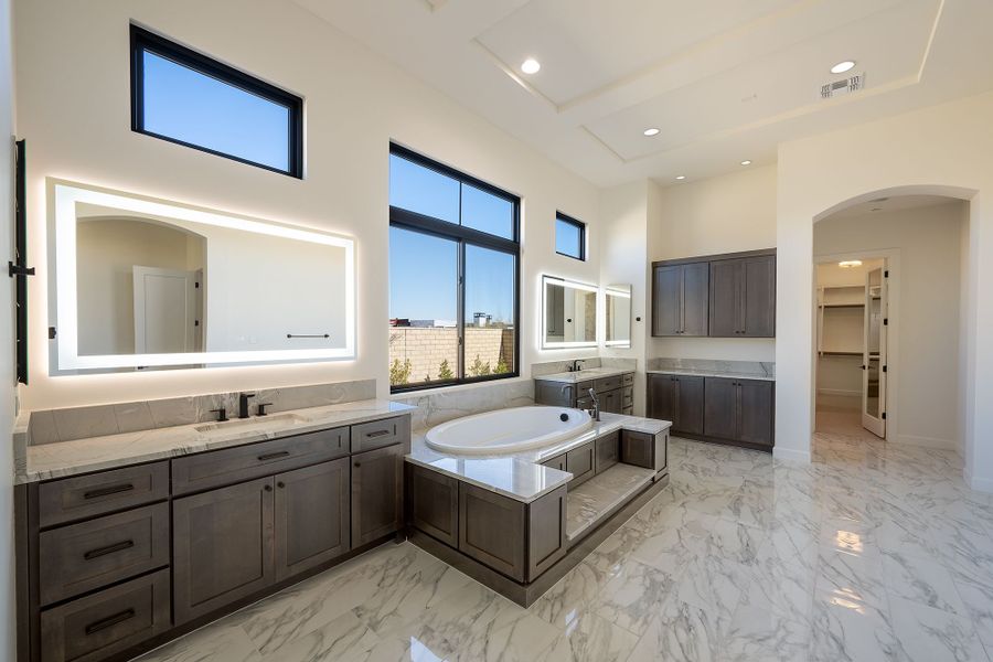 Furnished interior view inside a new home in Rosewood Highlands at Storyrock, Scottsdale (Image 6).