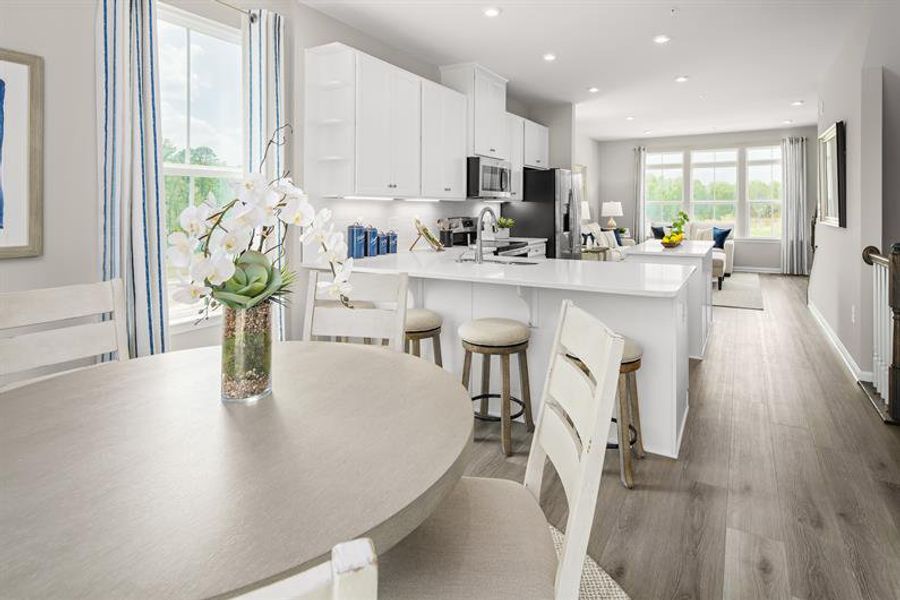 Representative furnished interior of a home built from the Traditional Clarendon by Ryan Homes in Northerly, Charlotte (Image 11).
