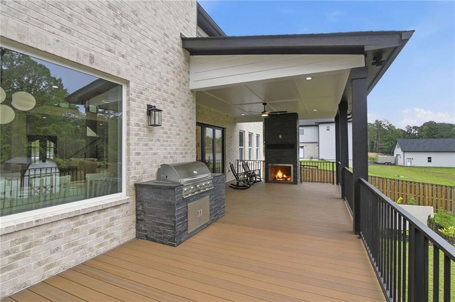 Exterior details and patio area of a home in , Buford (Image 27). Exterior details and patio area of a home in , Buford (Image 27).