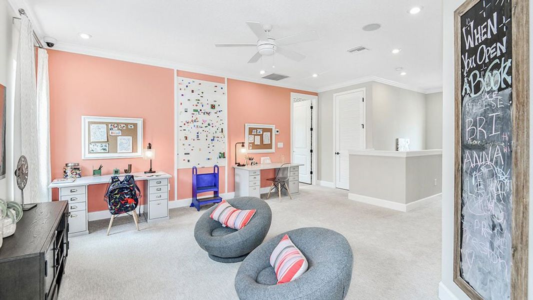 Furnished interior view inside a new home in Lochside, Mount Dora (Image 14).