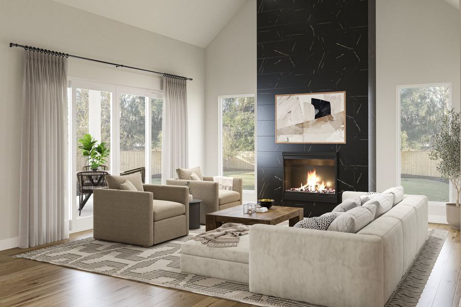 Furnished interior view inside a new home in , Dallas (Image 4). Furnished interior view inside a new home in , Dallas (Image 4).