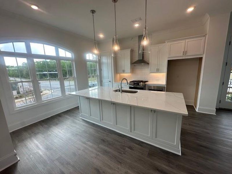 Furnished interior view inside a new home in Waterhaven, Cumming (Image 7).