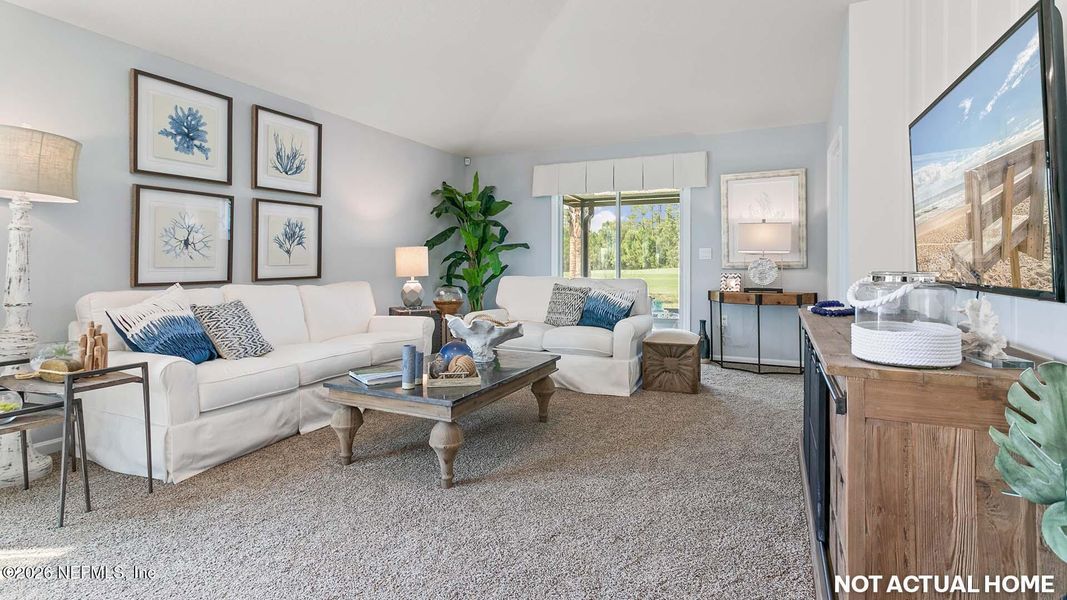 Furnished interior view inside a new home in Grand Reserve, Bunnell (Image 14). Furnished interior view inside a new home in Grand Reserve, Bunnell (Image 14).