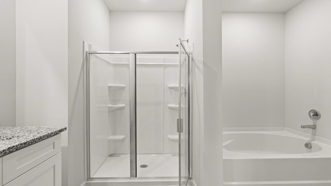 Furnished interior view inside a new home in Chukker Creek Landing, Aiken (Image 11).