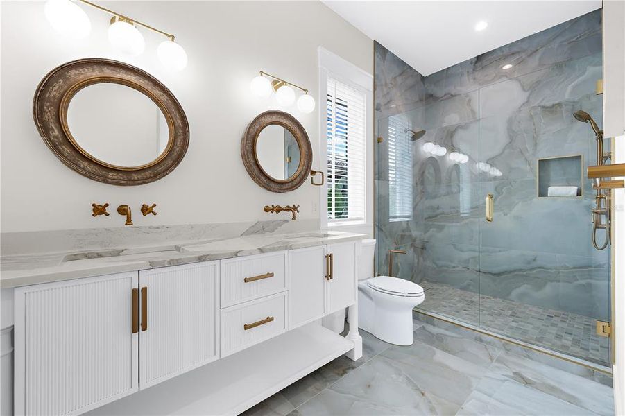 Furnished interior view inside a new home in , Sarasota (Image 42).