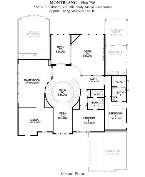 2D floor plan layout for the Montblanc by Landon Homes in Lexington Frisco, Frisco, TX (Image 4). 2D floor plan layout for the Montblanc by Landon Homes in Lexington Frisco, Frisco, TX (Image 4).