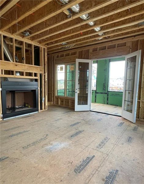 In-progress construction of a new home in , Fayetteville, GA (Image 7).